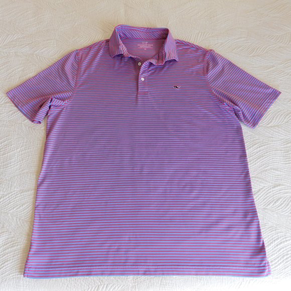 Vineyard Vines Sankaty stripe polo shirt men's XL Vineyard Vines Sankaty stripe polo shirt men's XL